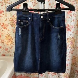 GAP Denim Midi-Skirt